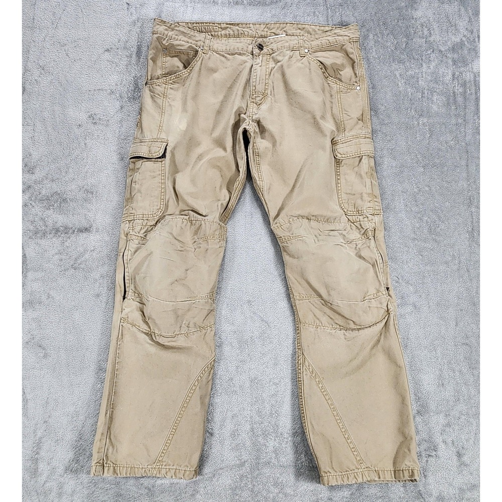 Iron Workers Pants Mens 40x32 Khaki Flame Resistant Cargo Work‎ Utility FR